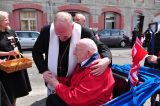 2011 Lourdes Pilgrimage - Archbishop Dolan with Malades (130/267)